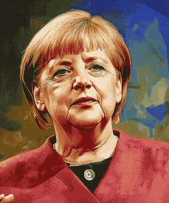 Angela Merkel Iconic Diamond Painting