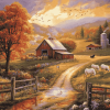 Animals in Rural Landscapes Diamond Painting