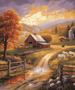 Animals in Rural Landscapes Diamond Painting