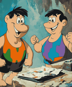 Animated Series Fred Flintstones Diamond Painting