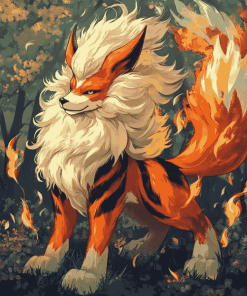 Anime Arcanine Diamond Painting