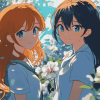 Anime Bloom Into You Diamond Painting