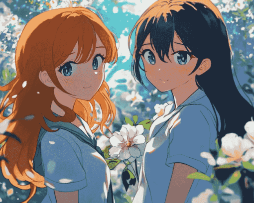 Anime Bloom Into You Diamond Painting