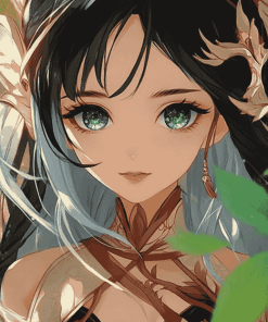 Anime Cartoon Nahida Genshin Diamond Painting