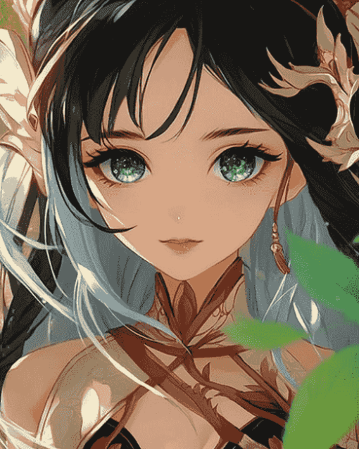 Anime Cartoon Nahida Genshin Diamond Painting