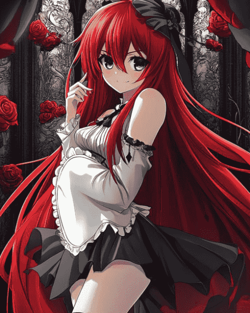 Anime Icon Rias Gremory Diamond Painting