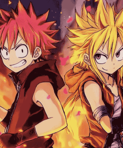 Anime Natsu and Lucy Diamond Painting