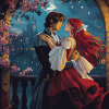 Anime Romance Romeo Juliet Diamond Painting