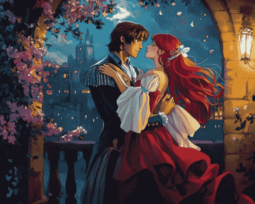 Anime Romance Romeo Juliet Diamond Painting