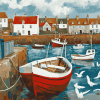 Anstruther Boats Lake Diamond Painting