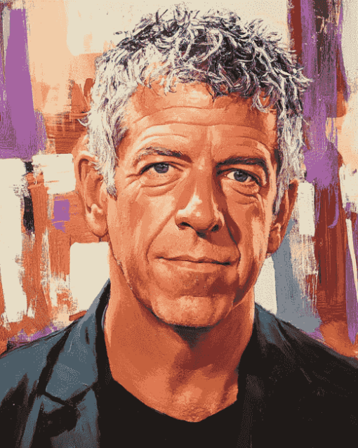 Anthony Bourdain Celebrity Diamond Painting