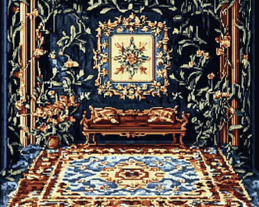 Antique Diamond Carpet Diamond Painting