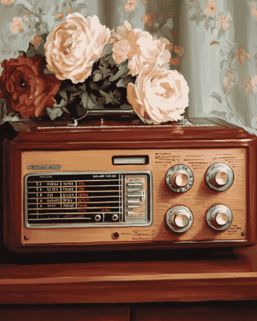 Antique Radio Diamond Painting