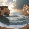 Aphrodites Rock Seaside Diamond Painting