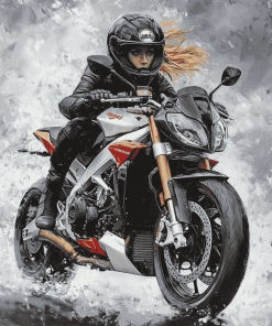 Aprilia Motorcycle Diamond Painting