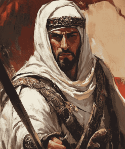 Arab Warriors Vintage Diamond Painting