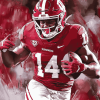 Arkansas Razorbacks Football Star Diamond Painting