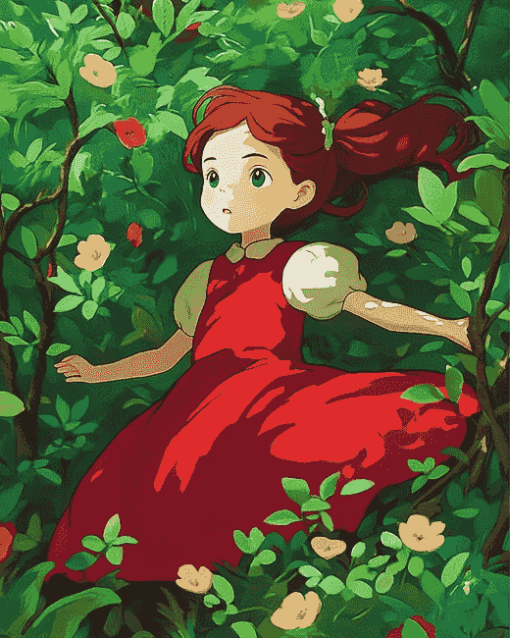 Arrietty Anime Diamond Painting