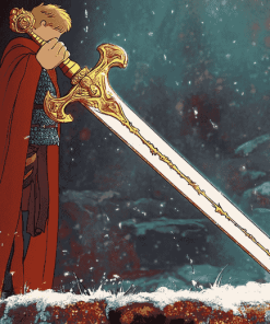 Arthur Sword Fantasy Diamond Painting