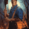 Ash Evil Dead Movie Diamond Painting