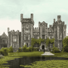 Ashford Castle Ruins in Ireland Diamond Painting