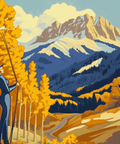 Aspen Colorado Animation Diamond Painting