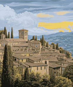 Assisi Italy Landmark Diamond Painting