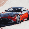 Aston Martin Vantage Engines Diamond Painting