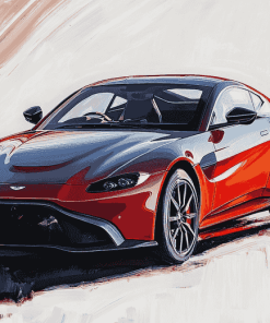 Aston Martin Vantage Engines Diamond Painting