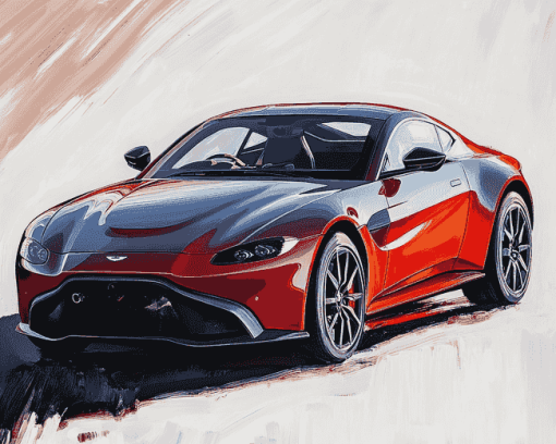 Aston Martin Vantage Engines Diamond Painting