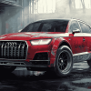 Audi Red Car Diamond Painting