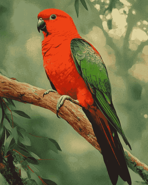 Austrailian King Parrot Bird Diamond Painting