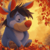 Autumn Eeyore Cartoon Diamond Painting