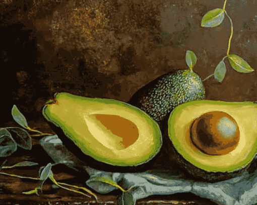 Avocado Fruit Diamond Painting