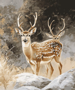 Axis Deer Diamond Painting