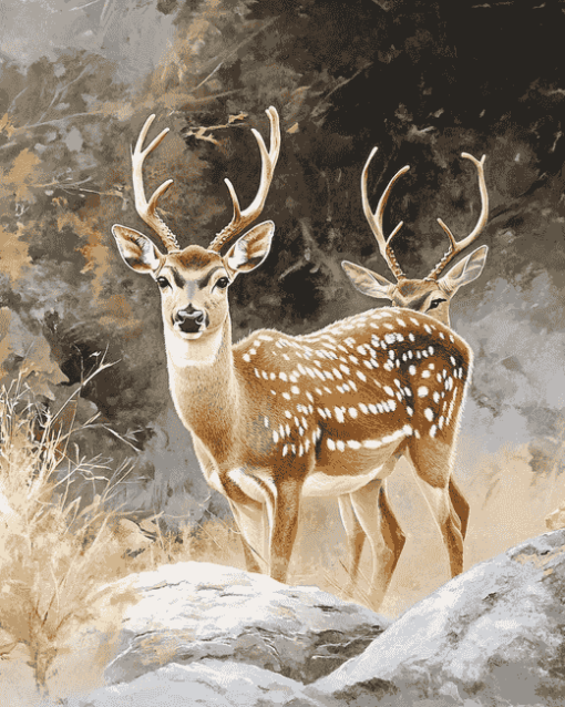 Axis Deer Diamond Painting