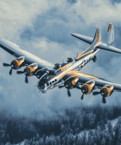 B17 Aircraft Diamond Painting