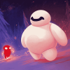 BAYMAX Cartoon Fun Diamond Painting