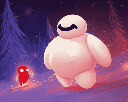 BAYMAX Cartoon Fun Diamond Painting