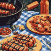 BBQ Feast Diamond Painting