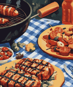 BBQ Feast Diamond Painting