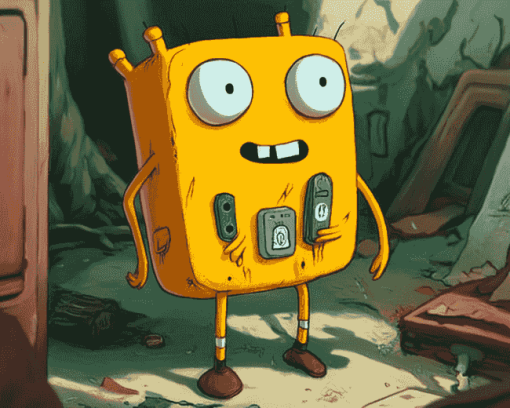 BMO and Jake Adventure Time Diamond Painting