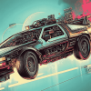 Back to the Future Cars Fantasies Diamond Painting