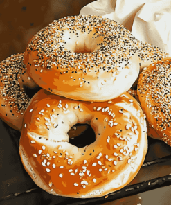 Bagel Breakfast Diamond Painting