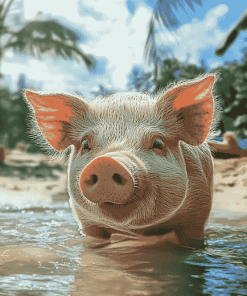 Bahama Pig Diamond Painting