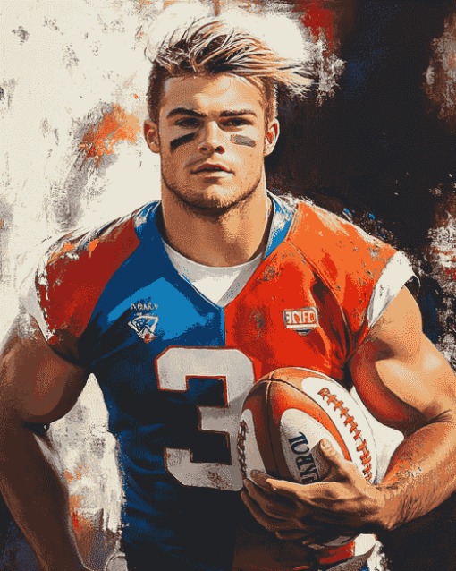 Bailey Smith Rugby Star Diamond Painting