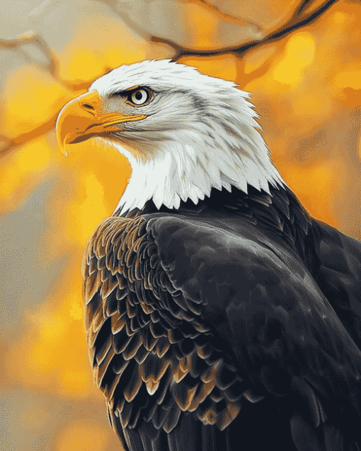 Bald Eagle Wildlife Diamond Painting