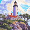 Bald Head Lighthouse North Carolina Diamond Painting