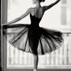 Ballerina in Black and White Diamond Painting