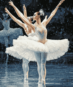 Ballet Swan Lake Ballerina Diamond Painting